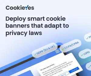 CookieYes smart cookie banners for your website